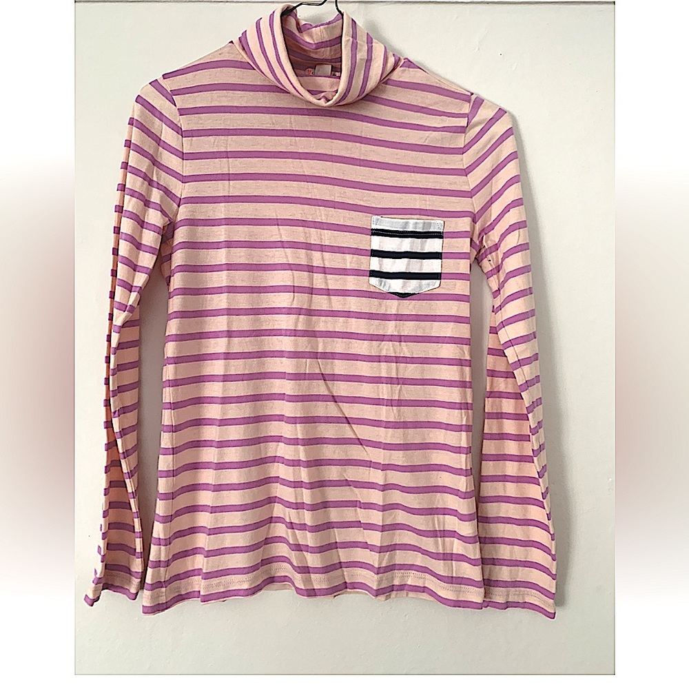Girls J Crew NEVER worn Soft Cotton Roll Neck